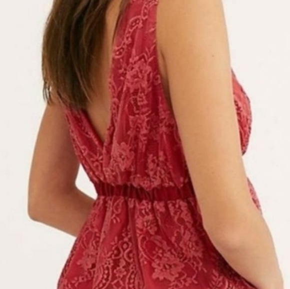 Free People Chante Lace Tank Top Size Small - Picture 2 of 5